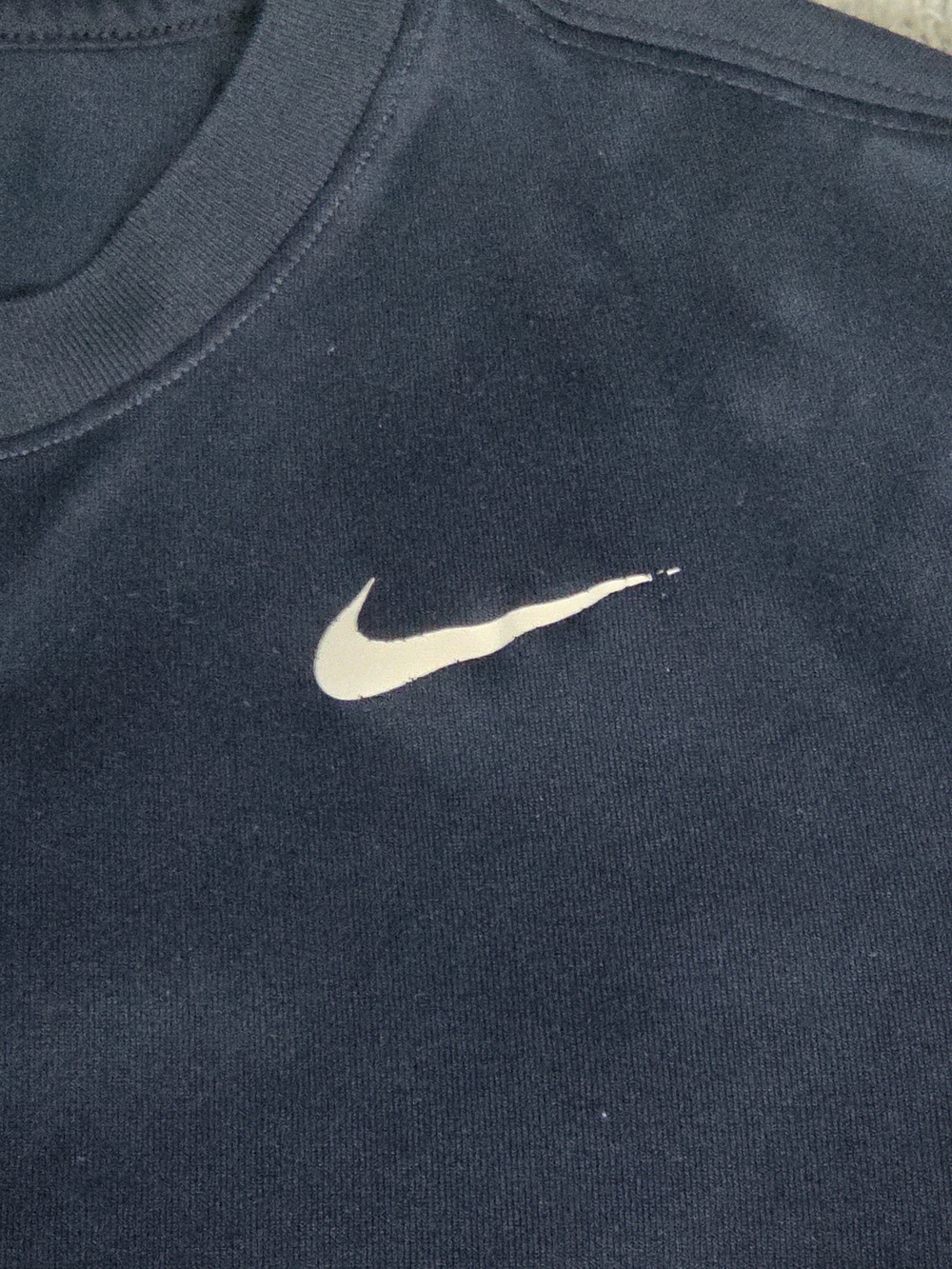 Nike Men’s Dri-FIT Navy Blue Short-Sleeve Crew Shirt Size S - Picture 7 of 7